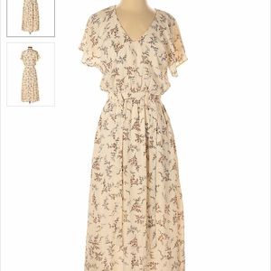 Boho maxi dress with fall vibe